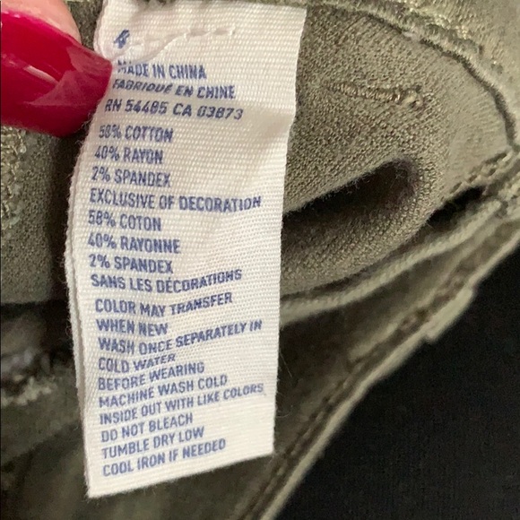 American Eagle Outfitters Jeans American Eagle Olive Green Legging